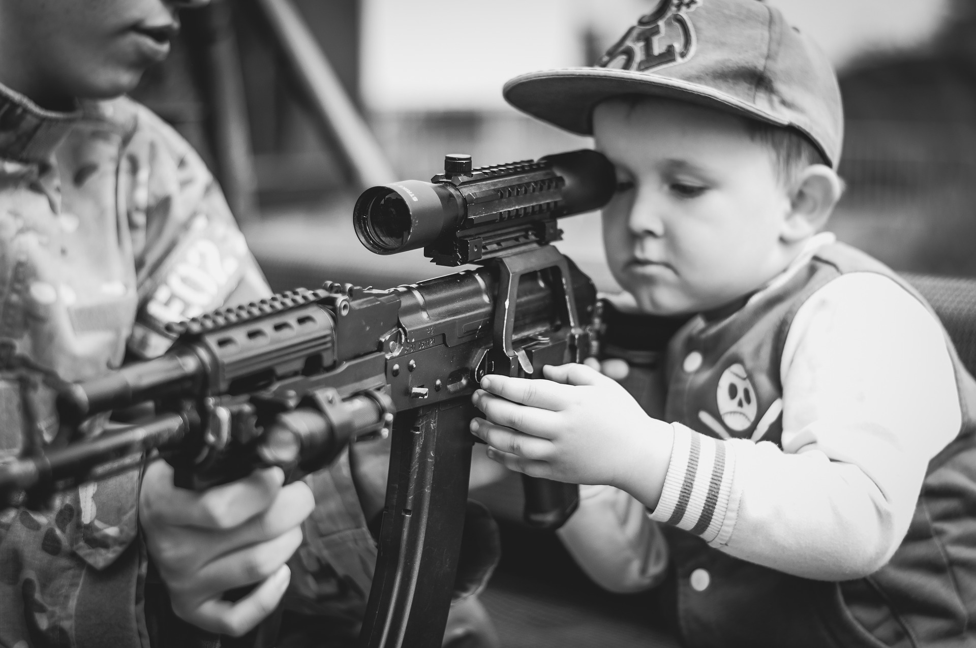 Kid with a gun